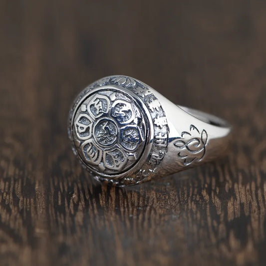 Lotus Mantra Ring