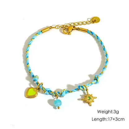 Colorful Braided Rope Bracelet