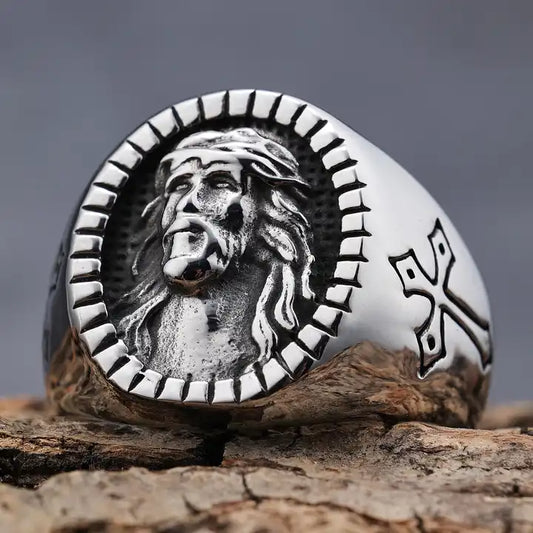 Silver Cross Ring