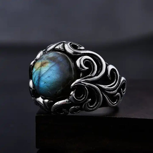 Mystic Labradorite Ring