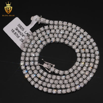 3mm Lab-Grown Diamond Tennis Bracelet
