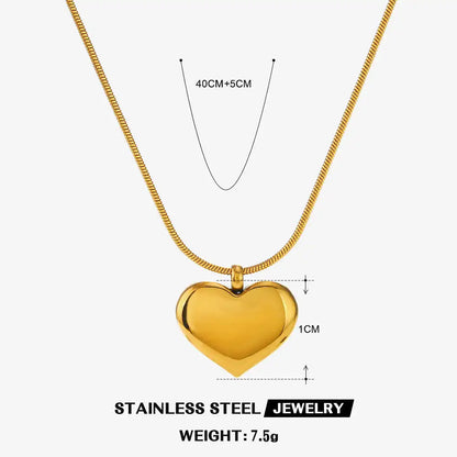 Gold Heart Necklace