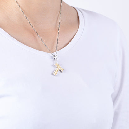 Silver Initial Necklace