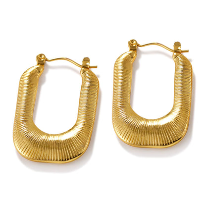 Geometric Gold Earrings