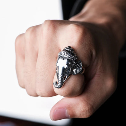 Sterling Elephant Ring