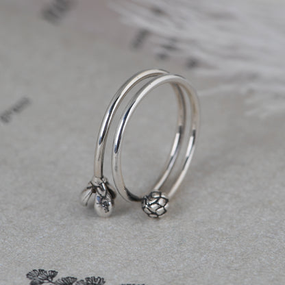 Flower Adjustable Ring