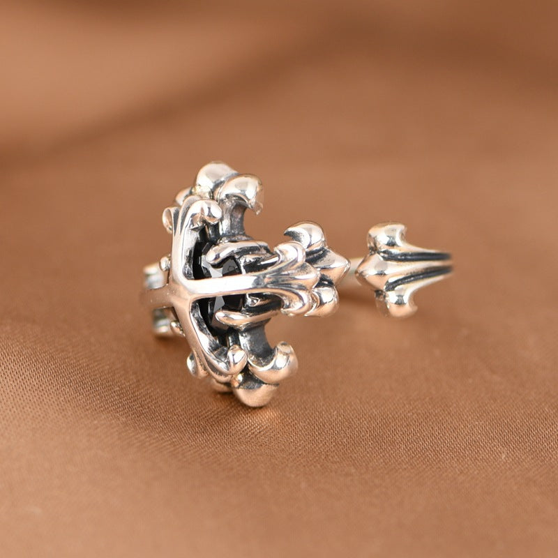 Silver Cross Ring