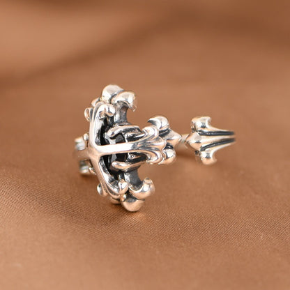 Silver Cross Ring
