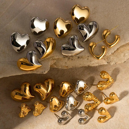 Irregular Heart Earrings