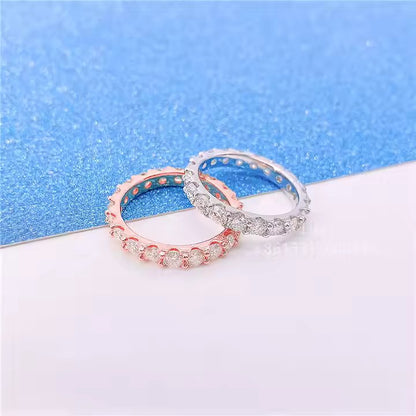 Moissanite Eternity Ring