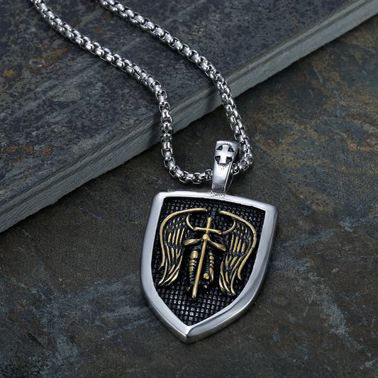 St. Michael Shield Pendant