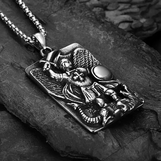 Saint Michael Shield Pendant