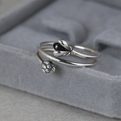 Flower Adjustable Ring