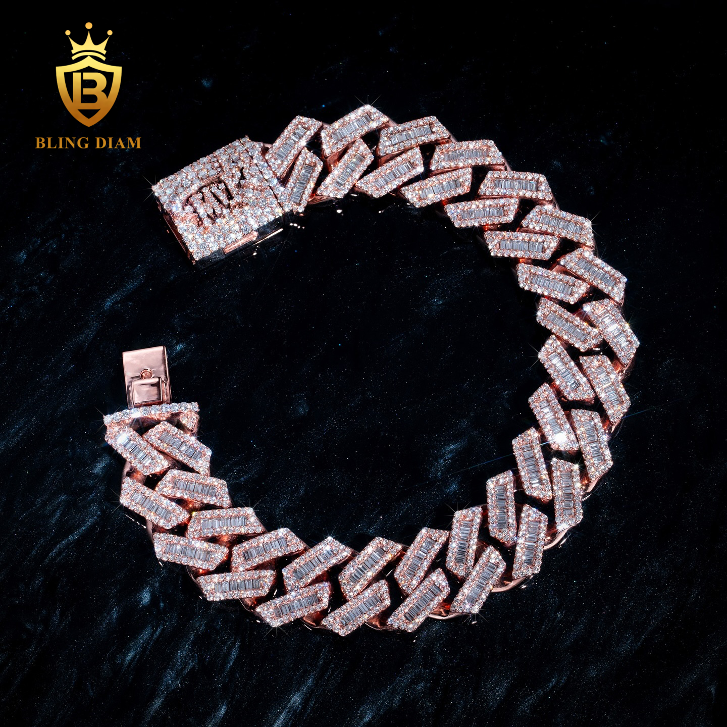 Rose Gold Cuban Link Bracelet