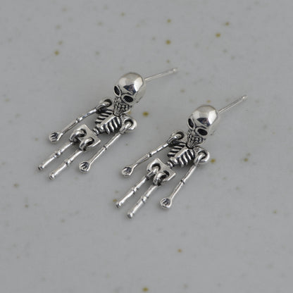 Skeleton Stud Earrings
