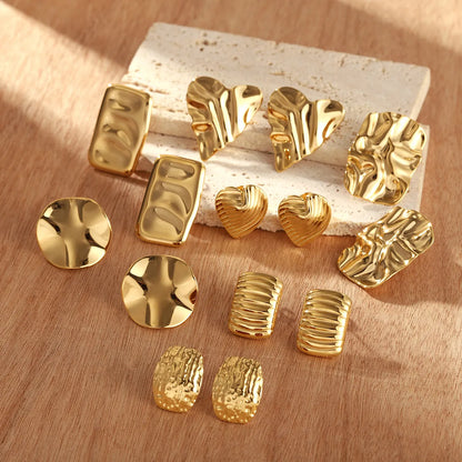 Gold Geometric Earrings