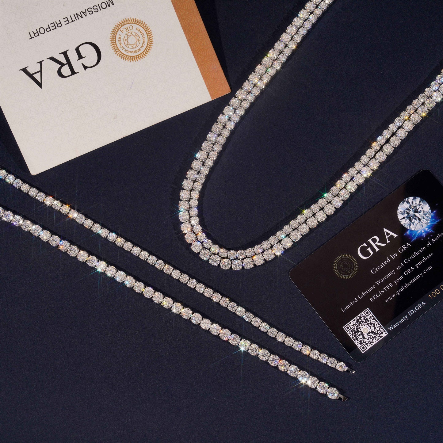 Tennis Chain Stainless Moissanite chain