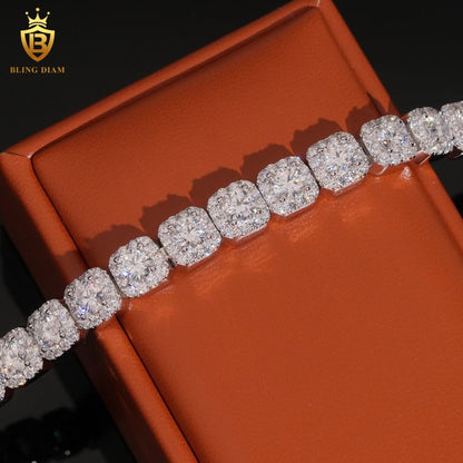 Sugar Style Moissanite Cuban Link Bracelet