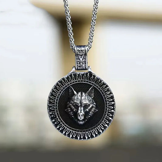 Wolf Head Pendant