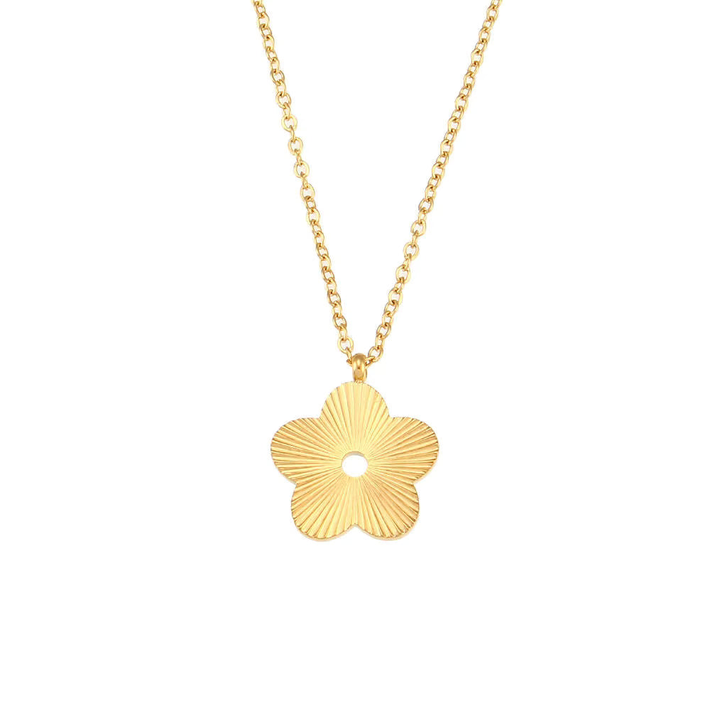 Shiny Geometric Pendant Necklace