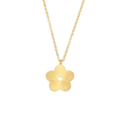 Shiny Geometric Pendant Necklace
