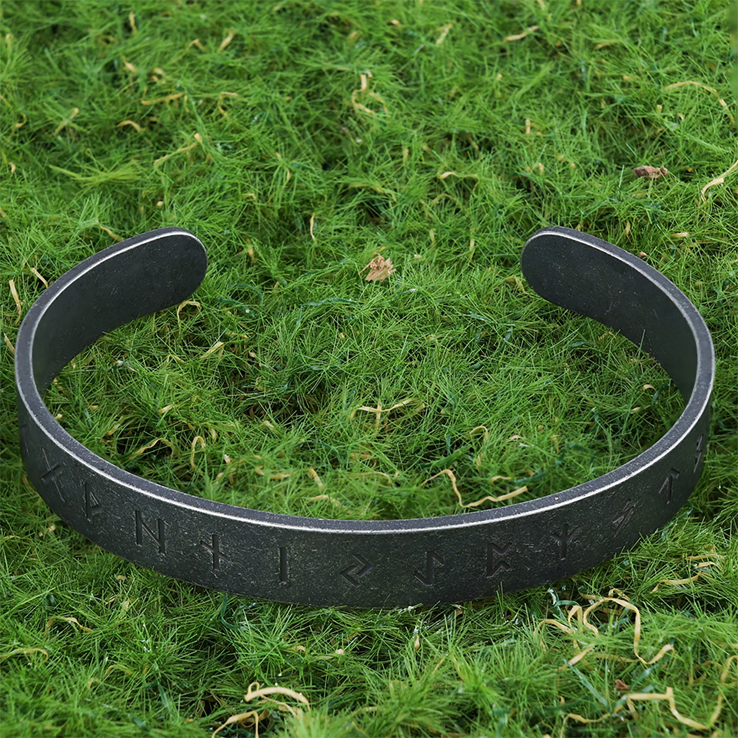 Viking Rune Bangle Bracelet