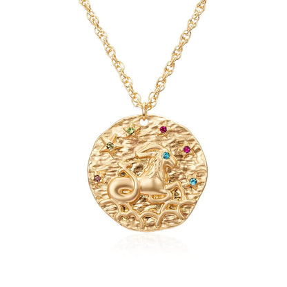 Zodiac Pendant Necklace