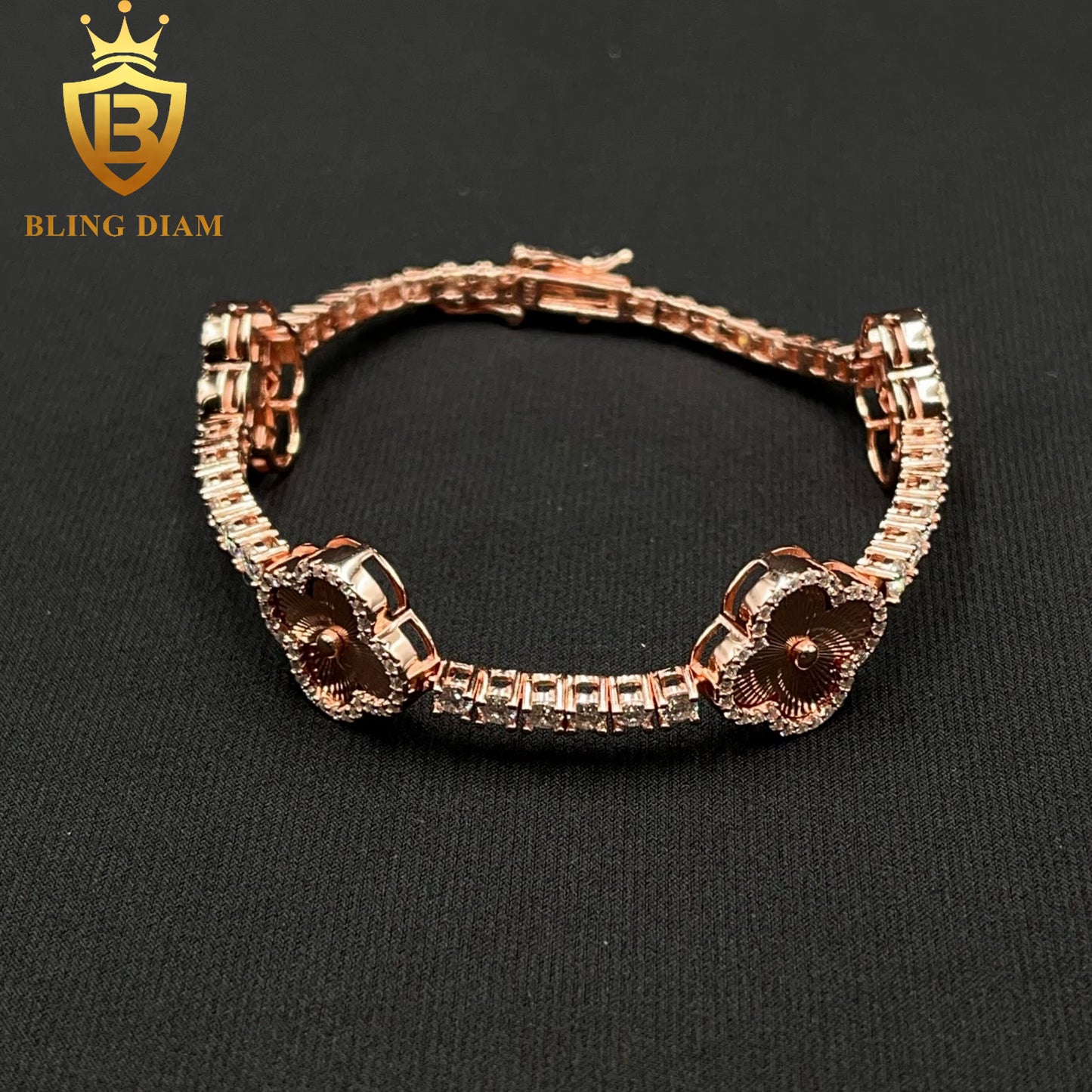 Multicolor Clover Tennis Bracelet