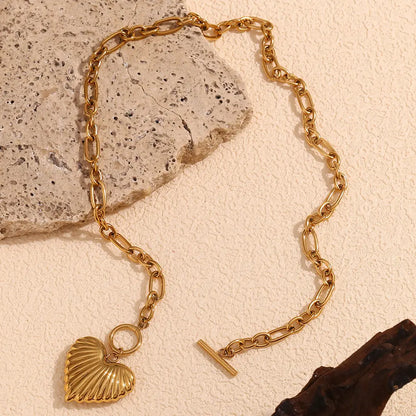 Golden Heartbeat Necklace