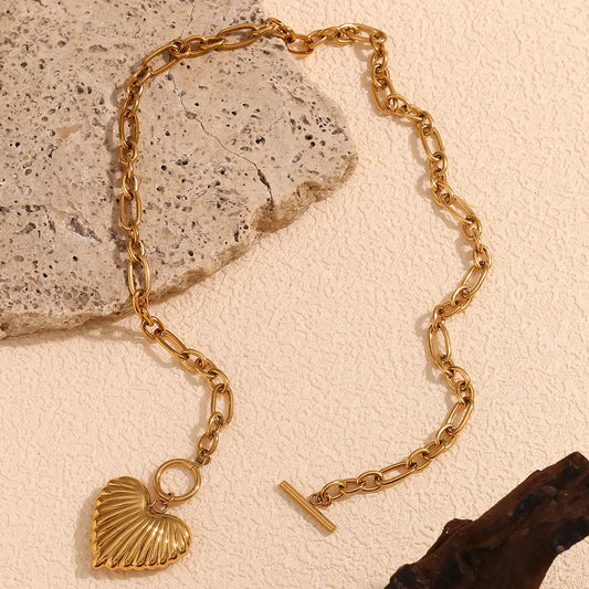 Golden Heartbeat Necklace