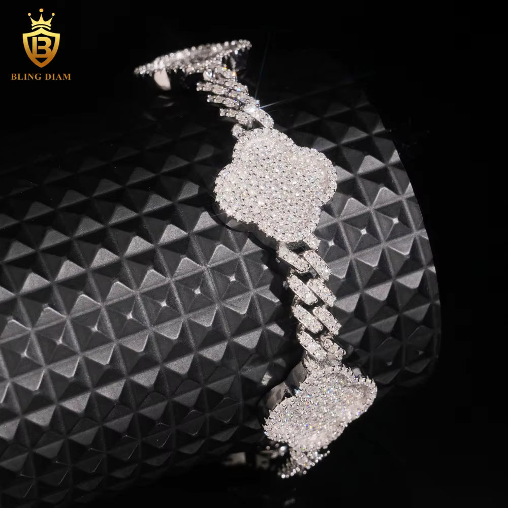 Iced Out Clover Bracelet