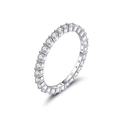 Moissanite Eternity Ring