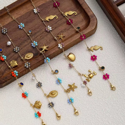 Marine Life Shape Pendant Bracelet