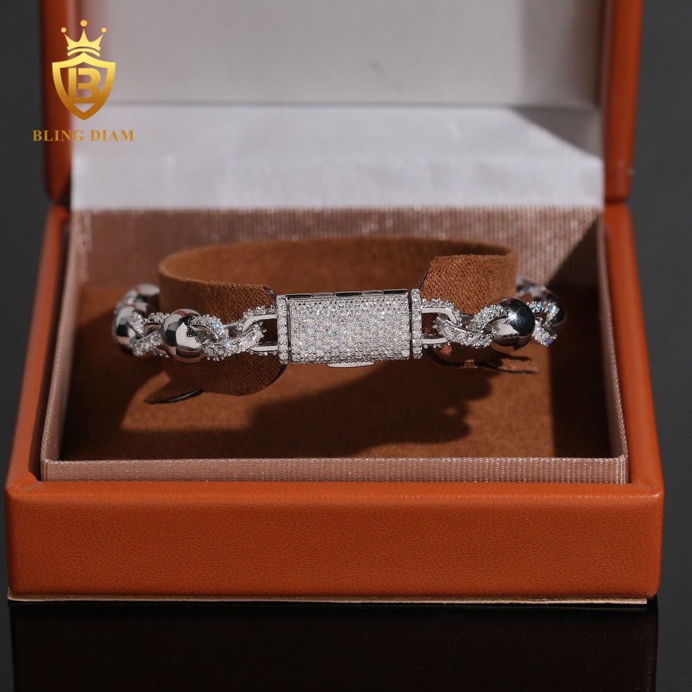 Cuban Link Moissanite Bracelet