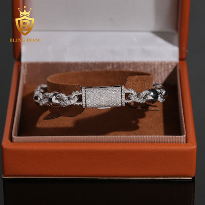 Cuban Link Moissanite Bracelet