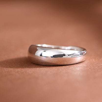Smooth Silver Ring