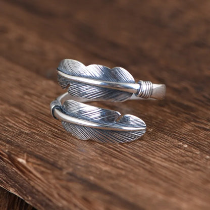 Sterling Feather Band