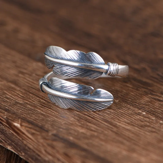 Sterling Feather Band