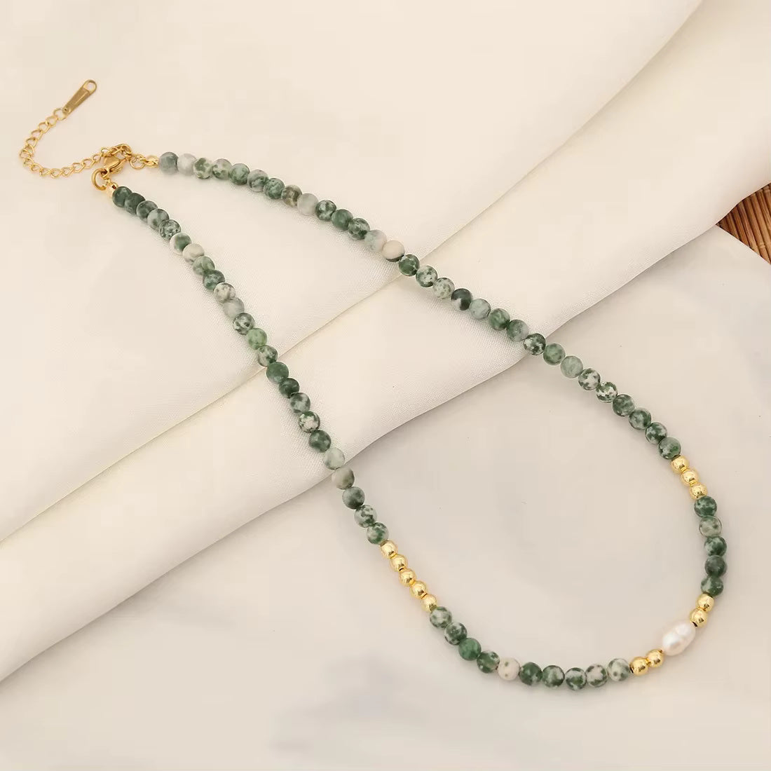 Golden Bead Necklace
