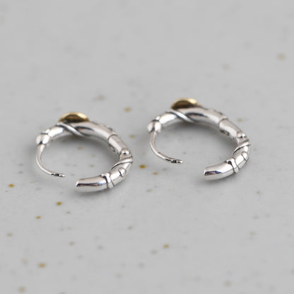 Gold Rose Earrings