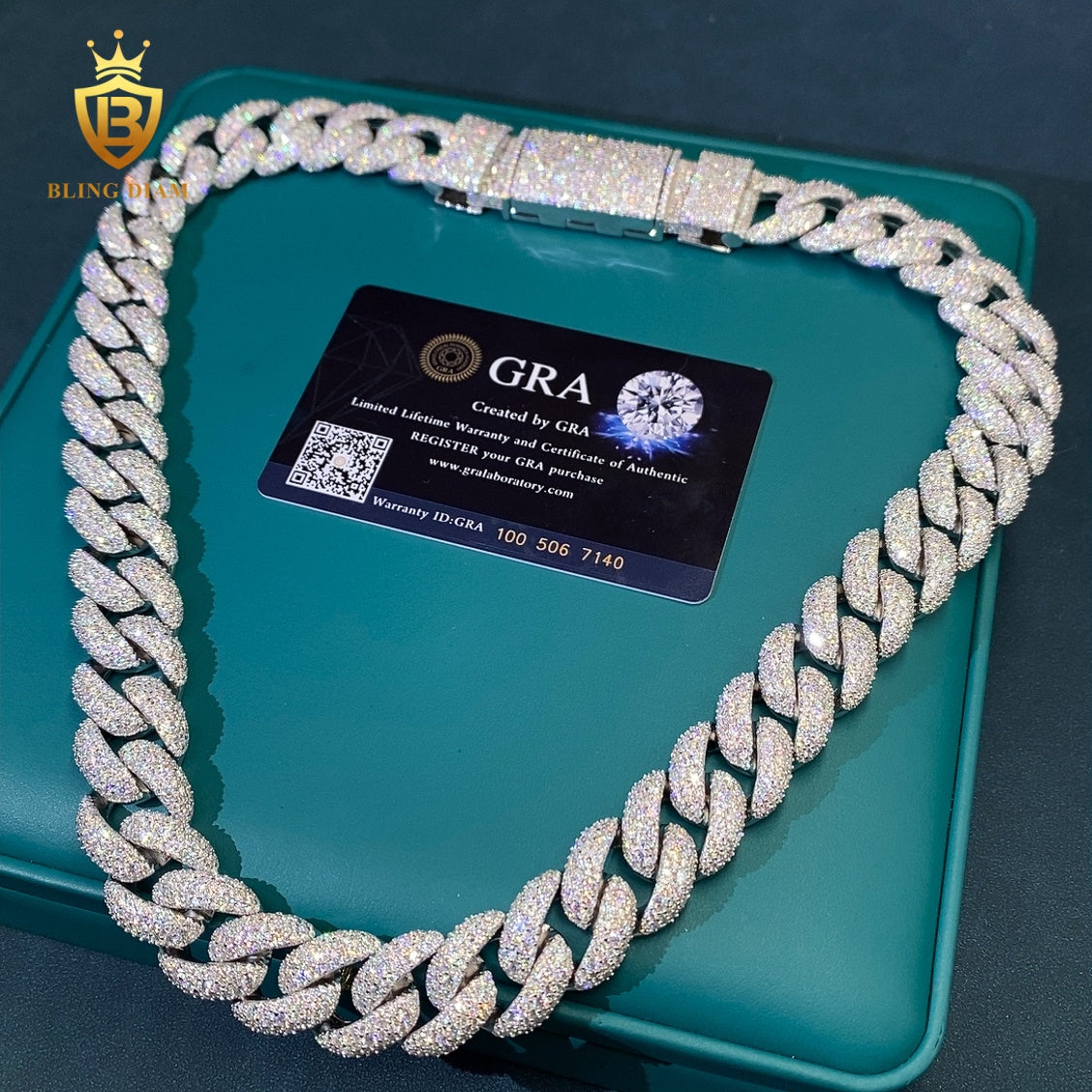 Miami 18mm 925 Sterling Silver Chain