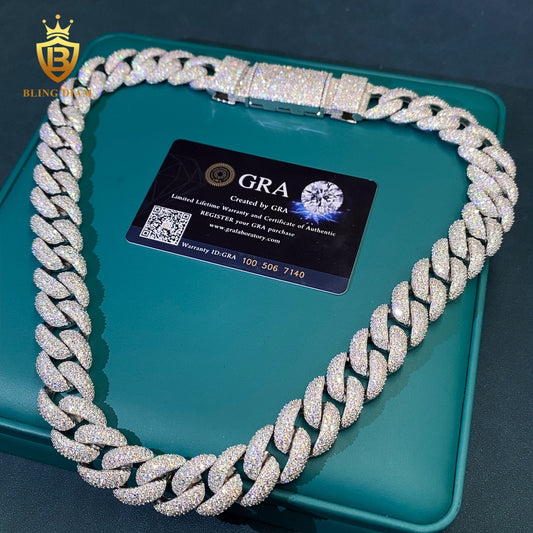 Miami 18mm 925 Sterling Silver Chain