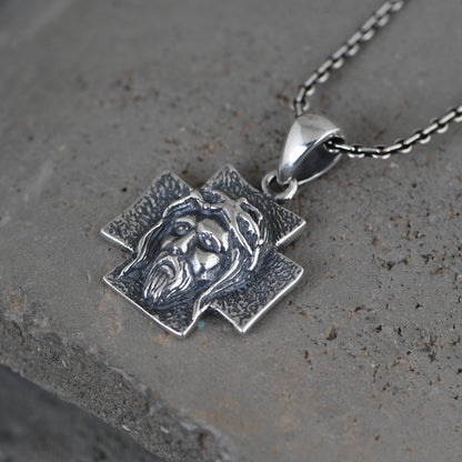 Cross Portrait Necklace