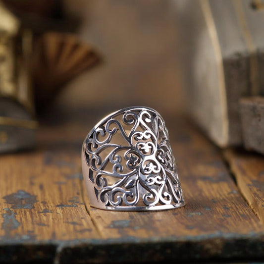 Hollow Pattern ring