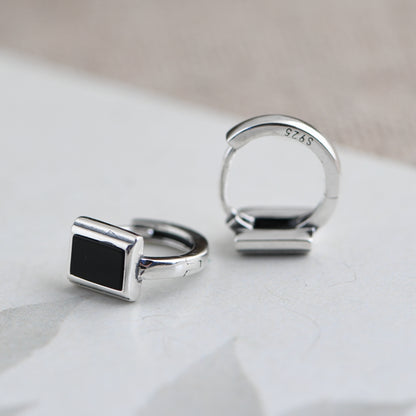 Square Zircon Earrings