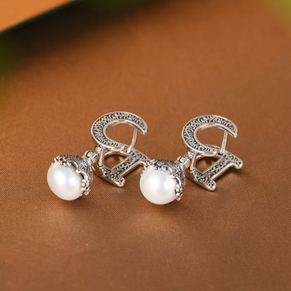 Silver Drop Earrings