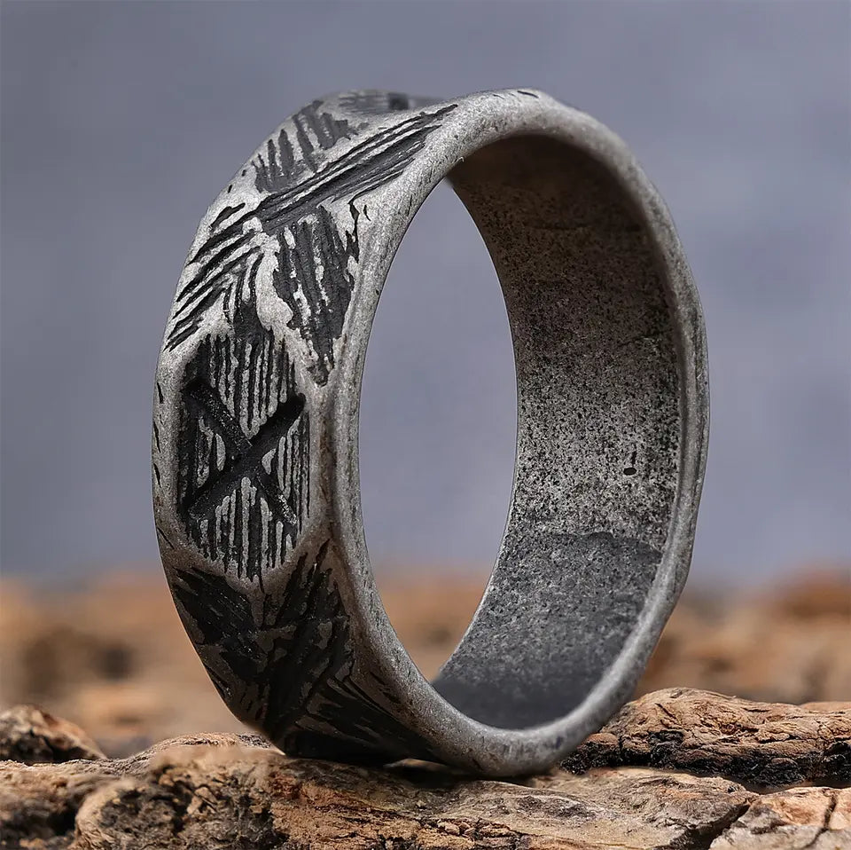Runic Silver Ring