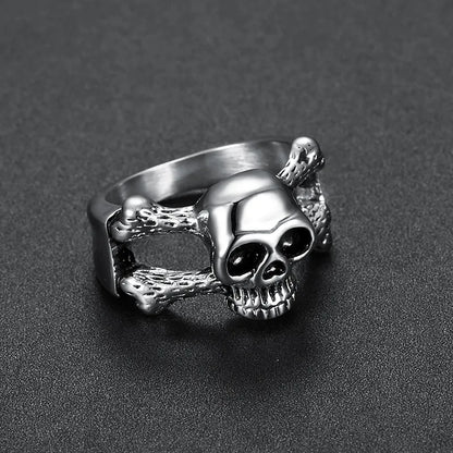 Title: Skull Flame Ring