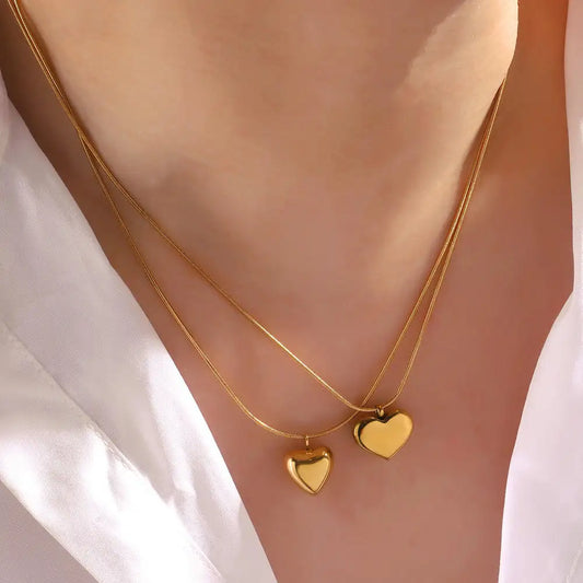 Gold Heart Necklace