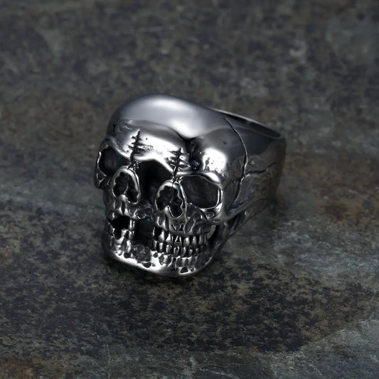 Silver Skull Ring